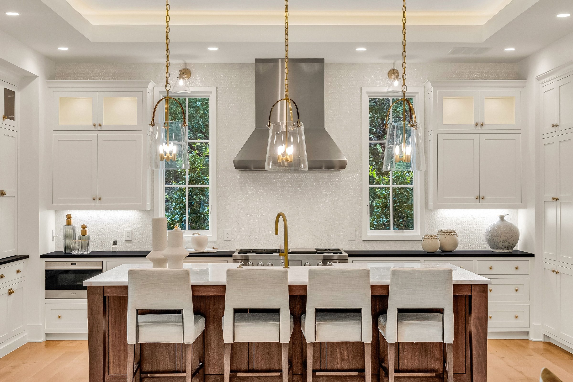 Kitchen island at 4300 Amarra Drive
