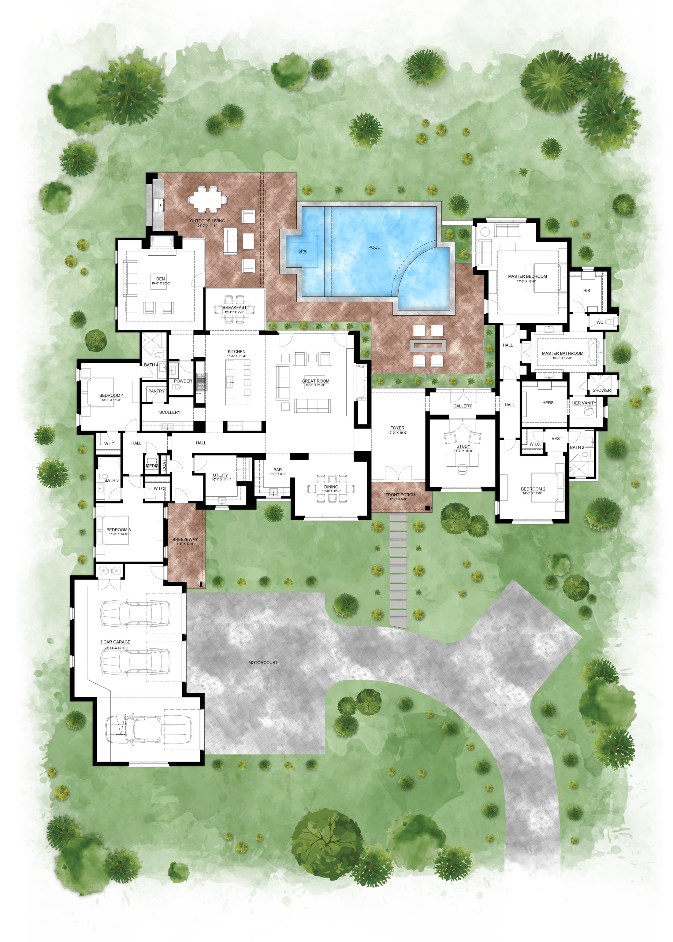 Floorplan for 4408 Amarra